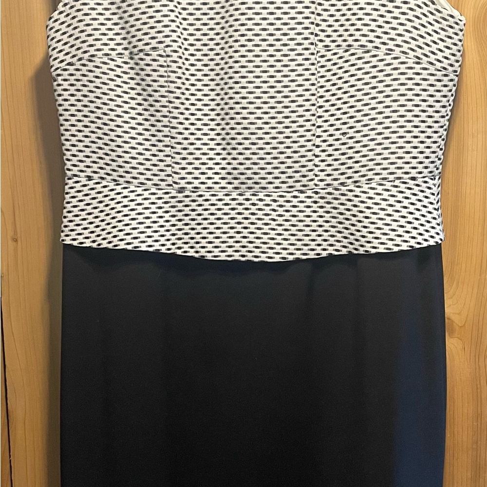 Elegant Black and White Women's Dress